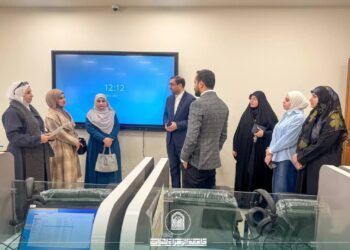 لمتابعة سير الاختبارات الوطنية الموحدة وفد من وزارة التعليم العالي يصل جامعة الزهراء ع للبنات